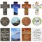 12 Pack Inspirational Refrigerator Magnets with Bible Verses, Christian Magnet with Scripture (3 Size)